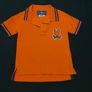 Orange Psycho bunny polo